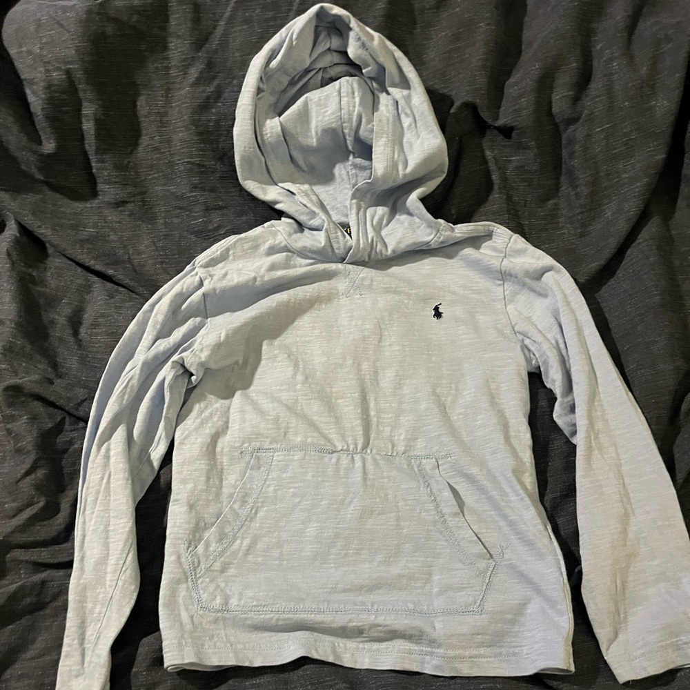 Boys Lightweight Polo Hoodie